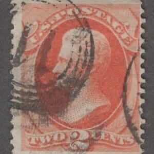 Scott# 178 "JACKSON" USED WITH NUMERAL 11 INSIDE A BULLSEYE CANCEL