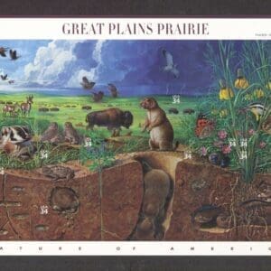 Scott# 3506 "GREAT PLAINS PRAIRIE" #3 of the NATURE SERIES, MNH