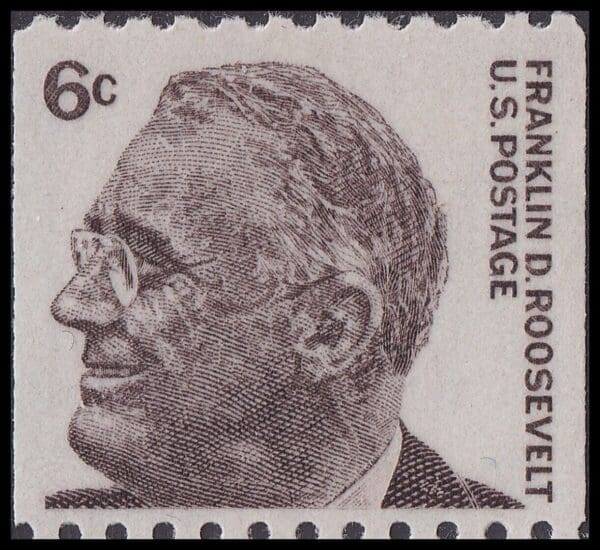 Scott# 1298 "ROOSEVELT - PROMINENT AMERICAN SERIES" COIL SINGLE, MNH