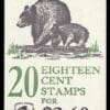 Scott# 1880-89 BK137 (1889a) "WILDLIFE" UNEXPLODED BOOKLET (20) MNH