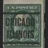 Scott# 481 "WASHINGTON" IMPERF, SCHERMACK TIII, CHICAGO PRECANCEL