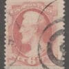 Scott# 186 "LINCOLN" PARTIAL CDS & BULLSEYE CANCELS, NICELY CENTERED