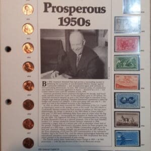 COINS & STAMPS ON HARD STOCK DISPLAY PAGES SUITABLE for FRAMING *L@@K* - Image 6