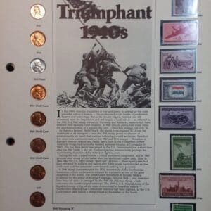 COINS & STAMPS ON HARD STOCK DISPLAY PAGES SUITABLE for FRAMING *L@@K* - Image 5