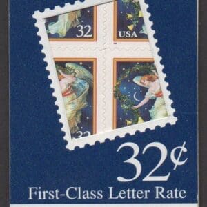 Scott# BK233A "HOLIDAY GREETINGS" SEALED-INTACT MAKESHIFT BOOKLET, MNH