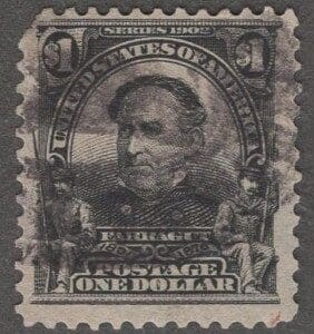 Scott# 311 "FARRAGUT" ORNATE DESIGN GRADE "B" FILLER