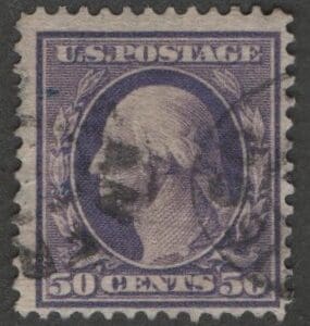 Scott# 341 "WASHINGTON" USED, CDS & DOUBLE OVAL CANCELS