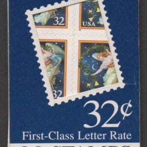 Scott# BK233E "HOLIDAY GREETINGS" INTACT MAKESHIFT BOOKLET (30) MNH