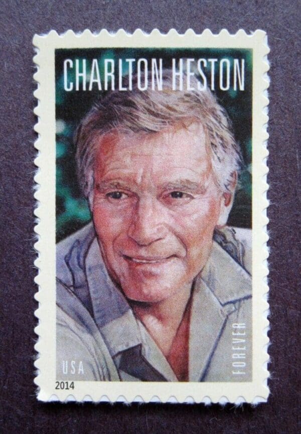 Scott# 4892 "CHARLTON HESTON" S/A SINGLE, MNH, NICELY CENTERED