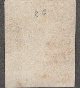 Alternative view of Scott# 11a "WASHINGTON" TYPE II IMPERF, CDS LOCAL CANCEL