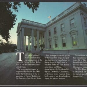 GEORGE W BUSH INAUGURATION COVERS FROM MULTIPLE CITES WITH BONUS - Image 4