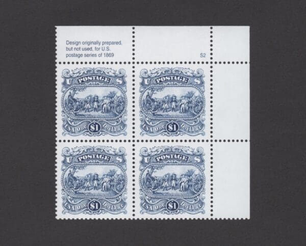 Scott# 2590 "BURGOYNE'S SURRENDER" PLATE BLOCK (4) MNH