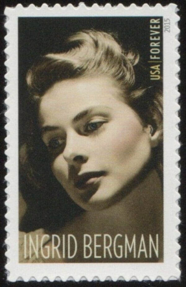 Scott# 5012 INGRID BERGMAN-ACTRESS MNH S/A SINGLE, WELL CENTERED