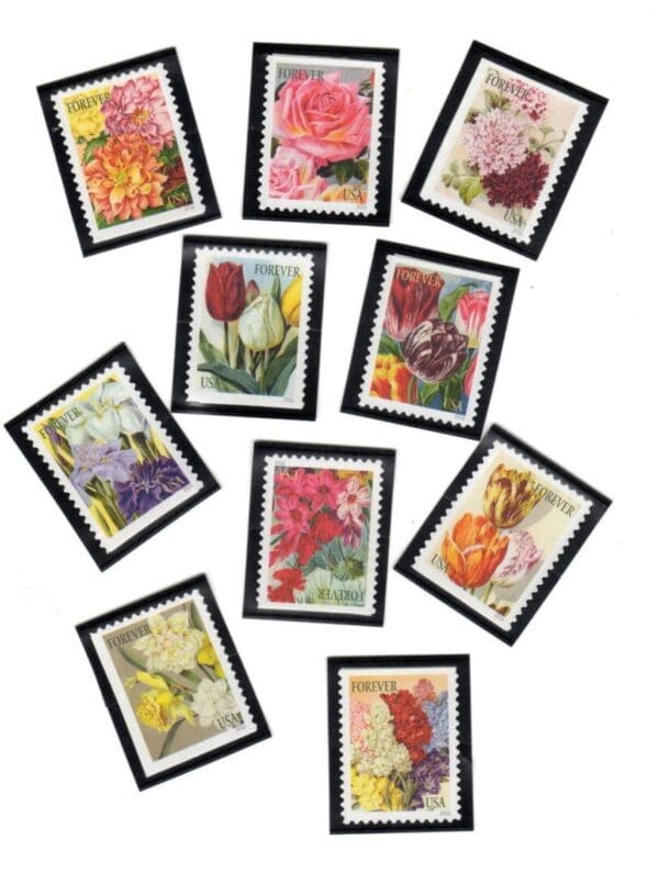 Scott# 5042-51b "BOTANICAL ART" S/A BOOKLET SINGLES SET (10) MNH