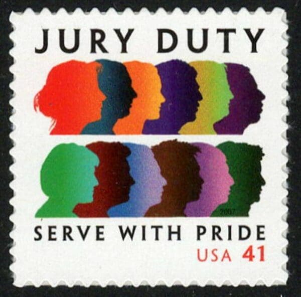 Scott# 4200 "JURY DUTY" 2007 S/A SINGLE, MNH, NICELY CENTERED