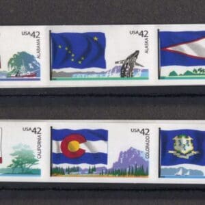 Scott# 4273-82 "FLAGS OF OUR NATION" PNC SET (2) STRIPS (5) MNH