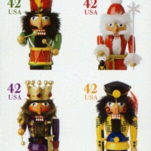 Scott# 4364-67 BK306 "HOLIDAY NUTCRACKERS" UNEXPLODED BOOKLET (20) MNH - Image 2
