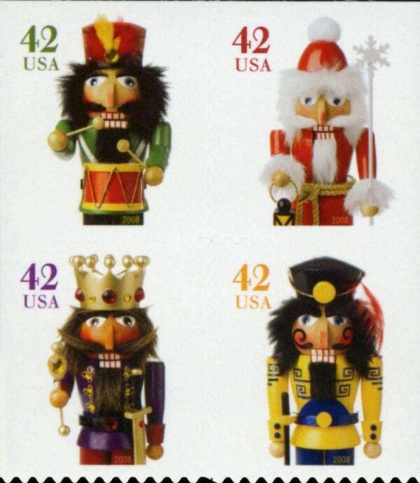 Scott# 4364-67 BK306 "HOLIDAY NUTCRACKERS" UNEXPLODED BOOKLET (20) MNH - Image 2