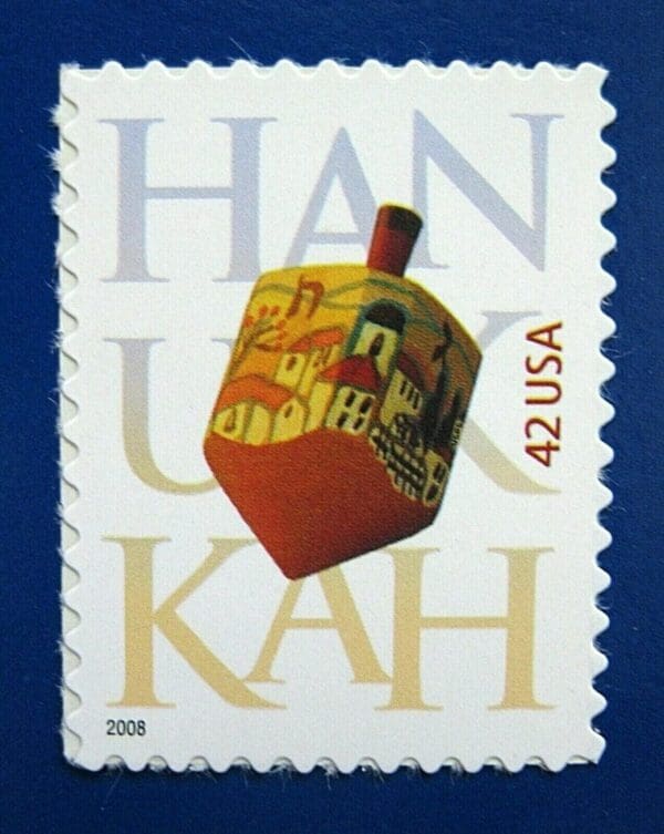 Scott# 4372 "HANUKKAH" S/A SINGLE, MNH, NICELY CENTERED