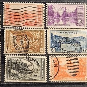 Scott# 740-49 "NATIONAL PARKS" COMPLETE USED SET (10)