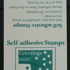 Scott# 2803a "CHRISTMAS GREETINGS" ATM BOOKLET PANE (18) UNFOLDED - Image 2
