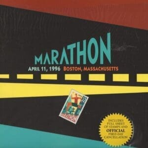 Alternative view of Scott# 3067 "MARATHON RUNNER" FULL SHEET FDC PRESENTATION FOLDER