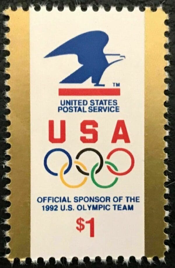 Scott# 2539 "US POSTAL SERVICE EAGLE & RINGS" SINGLE, MNH