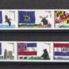 Scott# 4293-4302 "FLAGS OF OUR NATION" PNC SET (2) STRIPS (5) MNH
