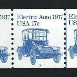 Scott# 1906 "ELECTRIC CAR" MNH PNC3, PLATE #3, NICELY CENTERED