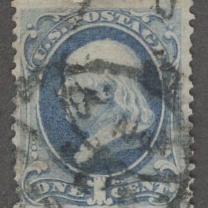Scott# 145 "FRANKLIN" BANKNOTE WITH CDS LOCAL CANCEL