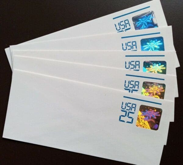 Scott# U617 "SPACE STATION HOLOGRAM" 1989 #10 ENVELOPE, UNUSED - Image 2