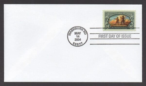 Scott# 3854 "LEWIS & CLARK" NO CACHET FIRST DAY COVER