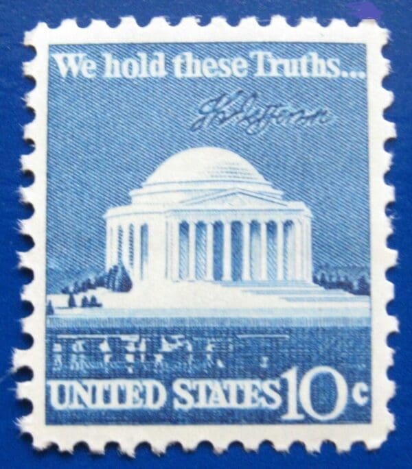 Scott# 1510 "JEFFERSON MEMORIAL" MNH SINGLE, NICELY CENTERED