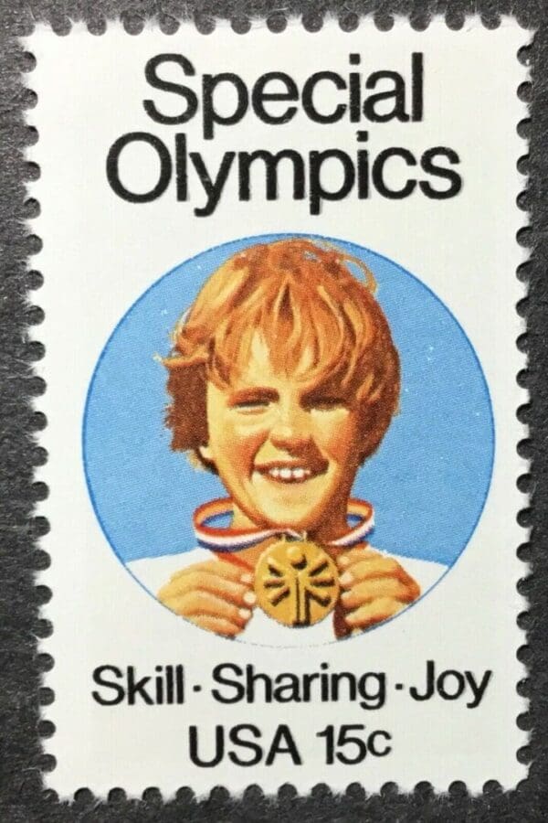 Scott# 1788 "SPECIAL OLYMPICS-CHILD & MEDAL" MNH SINGLE