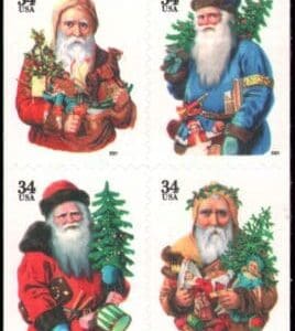 Scott# 3540g "HOLIDAY GREETINGS" MNH UNFOLDED BOOKLET PANE (20) LARGE DATE - Image 2
