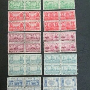 Scott# 785-794 "ARMY & NAVY WAR HEROES" MNH SET (10) BLOCKS (4)