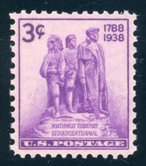 Scott# 837 "NORTHWEST TERRITORY" MNH SINGLE, NICELY CENTERED