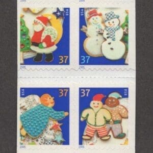 Scott# 3957-60 (BK299) HOLIDAY COOKIES VENDING BOOKLET (20 )MNH - Image 2