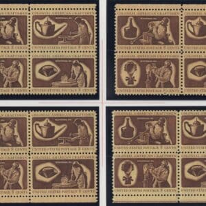 Scott# 1456-59 "BICENTENNIAL" MNH MATCHED PLATE BLOCKS (4) SET P# 33589