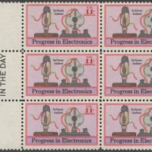 Scott# C86 "ELECTRONICS IN PROGRESS" MAIL EARLY BLOCK (6) MNH