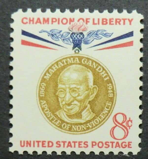 Scott# 1175 "MAHATMA GANDHI - INDIA" MNH SINGLE, NICELY CENTERED