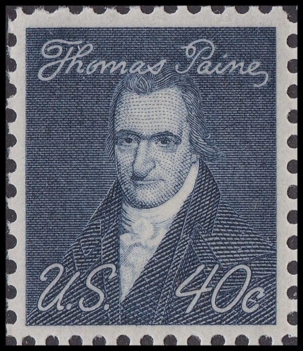 Scott# 1292 "THOMAS PAINE - JOURNALIST" MNH, NICELY CENTERED