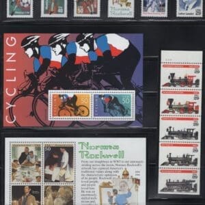 Alternative view of 1994 COMMEMORATIVES YEAR SET (97) ISSUES, MNH, NICELY CENTERED