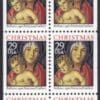 Scott# 2710a "MADONNA" UNFOLDED BOOKLET PANE (10) WITH PLATE # MNH