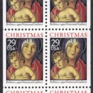 Scott# 2710a-BK202A "MADONNA" INTACT BOOKLET (20) WITH PLATE # - Image 2