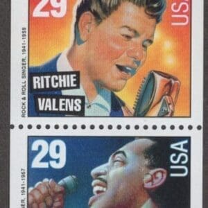 Scott# 2731-37 BK204 "LEGENDS OF MUSIC" UNEXPLODED BOOKLET (20) - Image 2