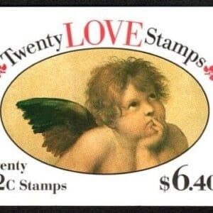 Scott# BK229, 2959A "LOVE STAMP" UNEXPLODED BOOKLET (20)