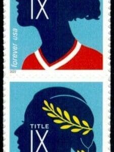 Scott# 5668-71 "TITLE IX" MNH VERTICAL STRIP (4) NICELY CENTERED
