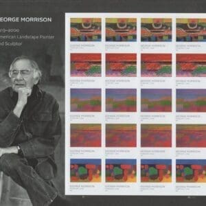 Scott# 5688-92 "GEORGE MORRISON" FULL SHEET (20) MNH