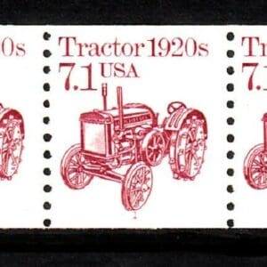 Scott# 2127 "TRACTOR" TRANSPORTATION SERIES MNH PNC5 PLATE# 1